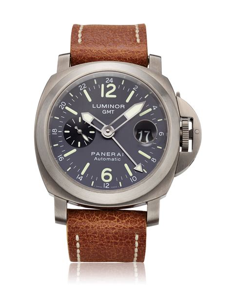 panerai luminor gmt titanium.